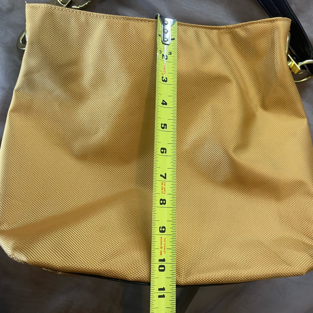 Braciano Gold Tote with Leopard Print Lining - Picture 16 of 16